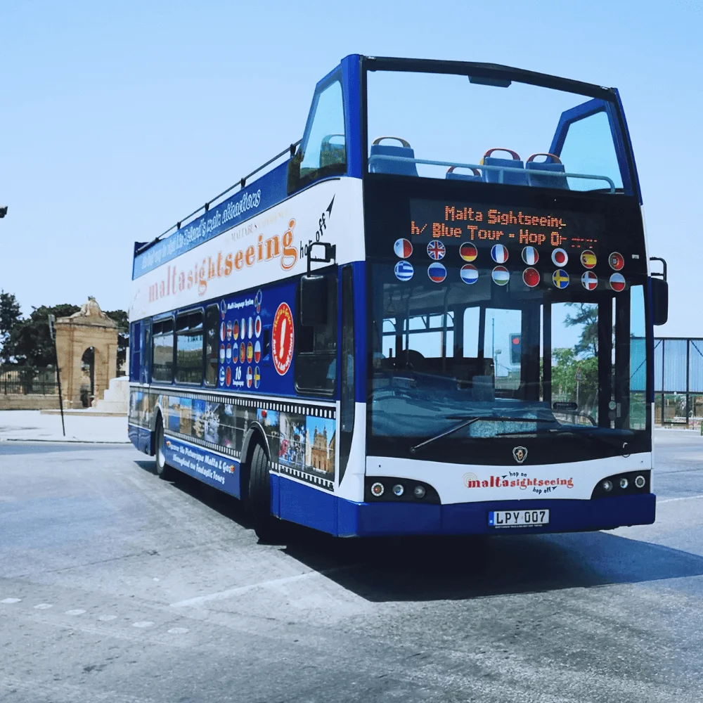 Autobus turistico di Malta — Percorso nord