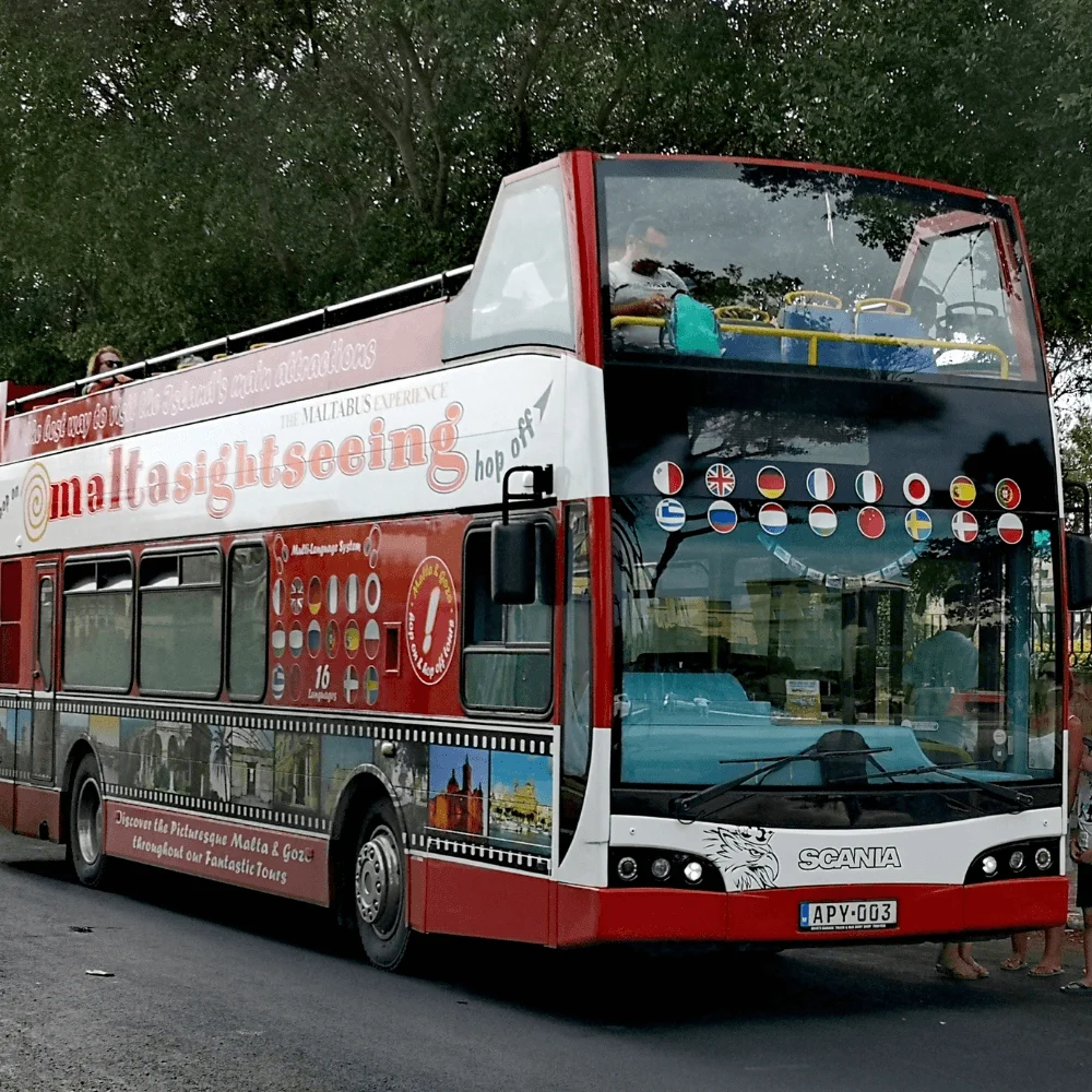 Autobus turistico di Malta — Percorso sud
