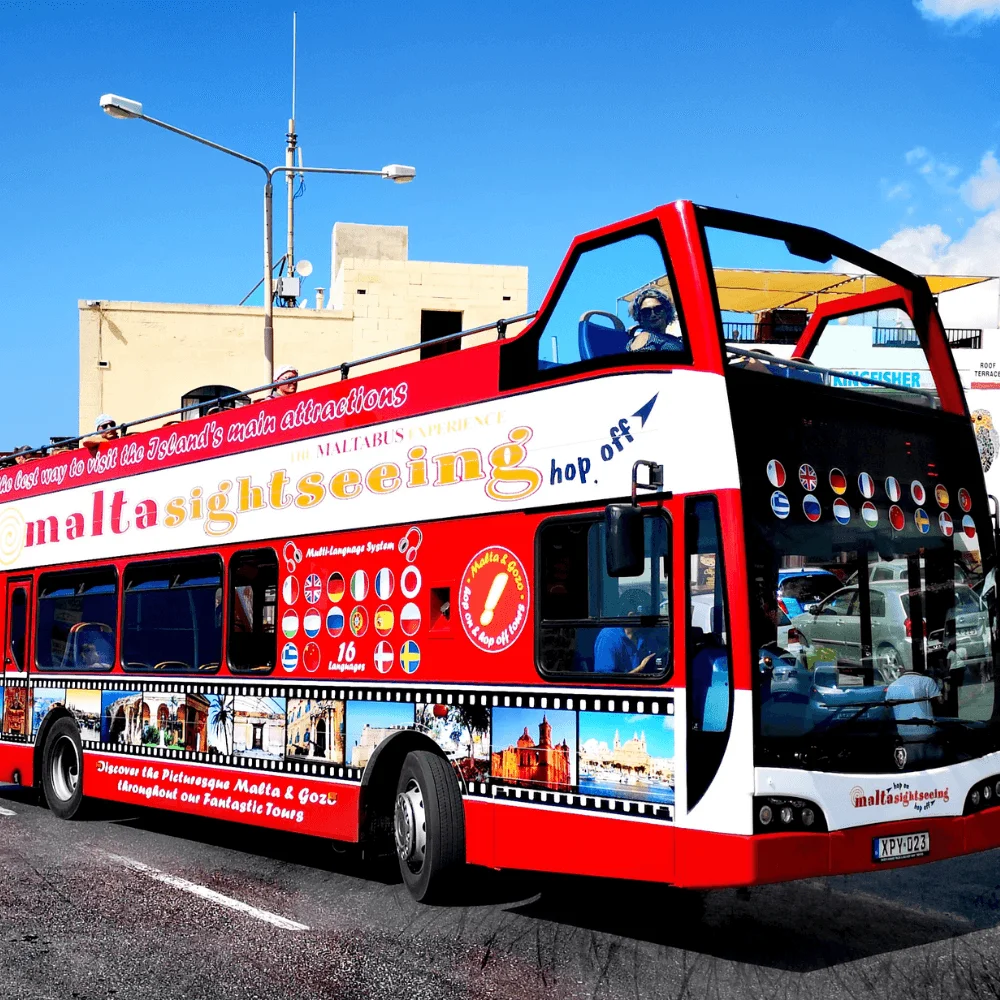 Autobus turistico di Malta — Percorso sud