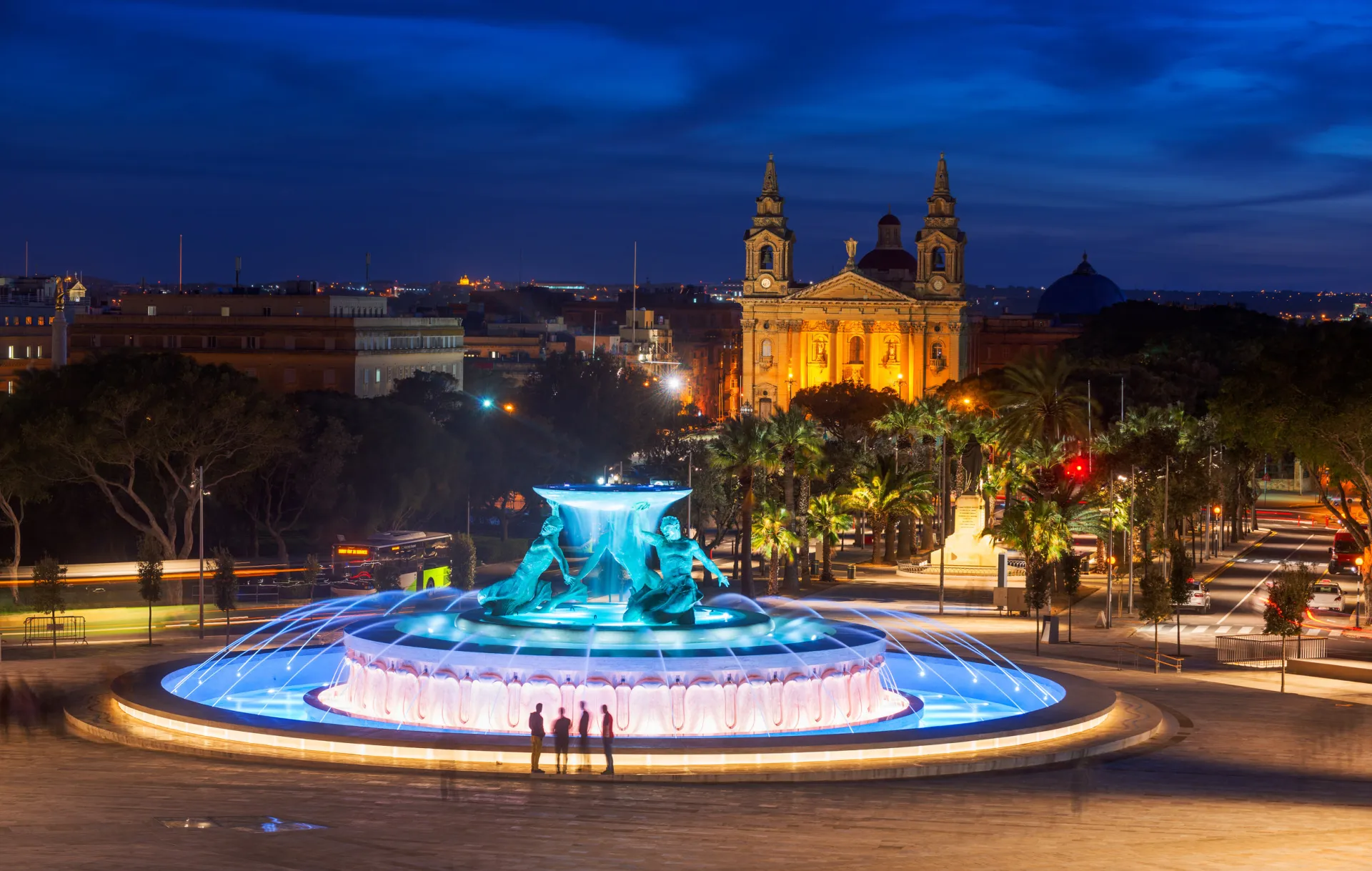 Excursión nocturna a Valletta, Mosta y Mdina